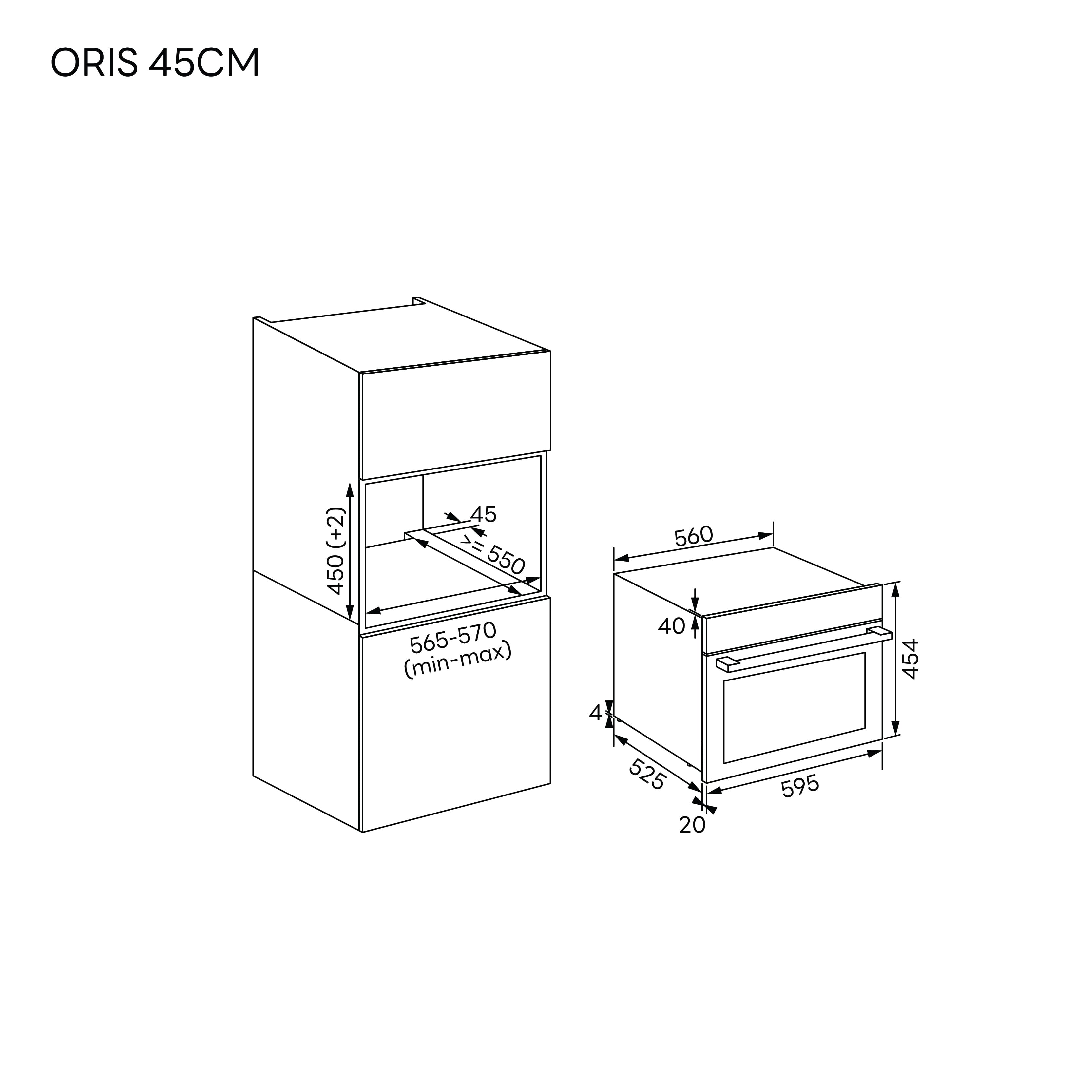 เตาอบไมโครเวฟมัลติฟังก์ชั่น EVE รุ่น ORIS ขนาด 60 ซม. สีดำ_8